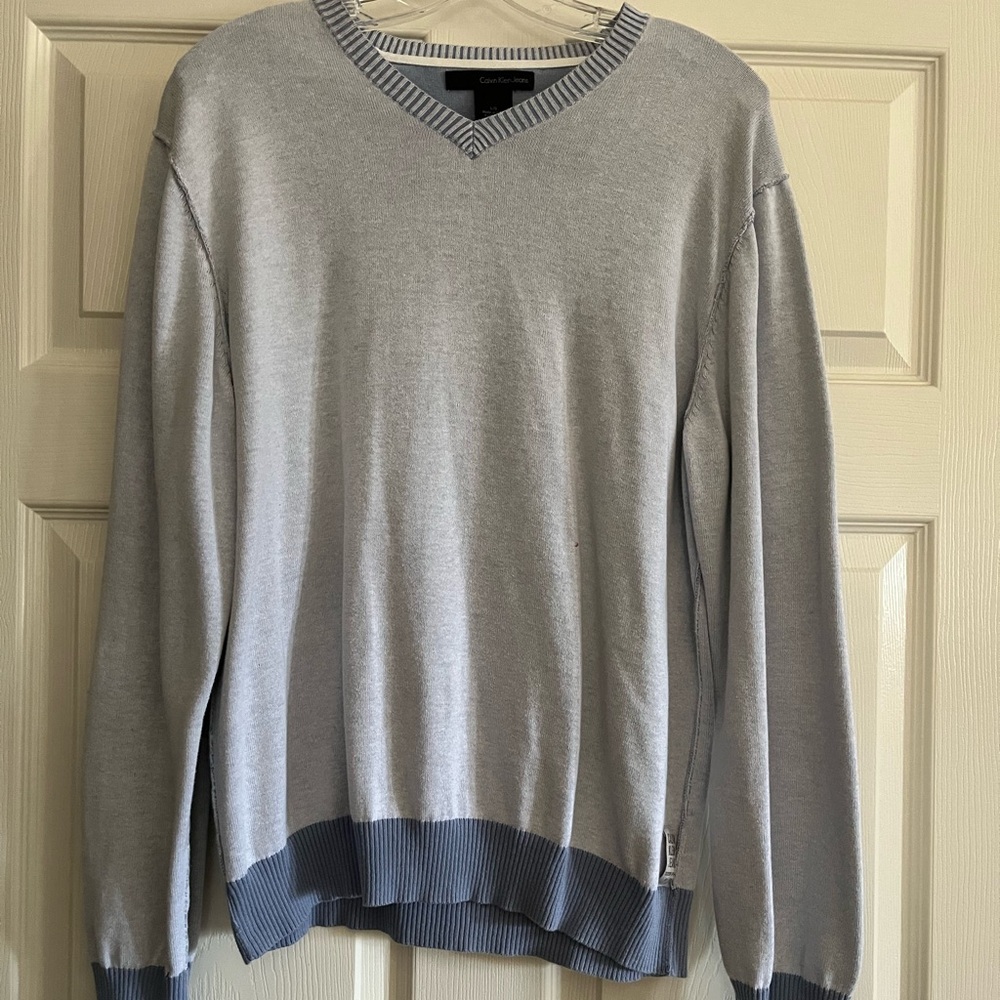 Men’s Calvin Klein Light Blue Sweater